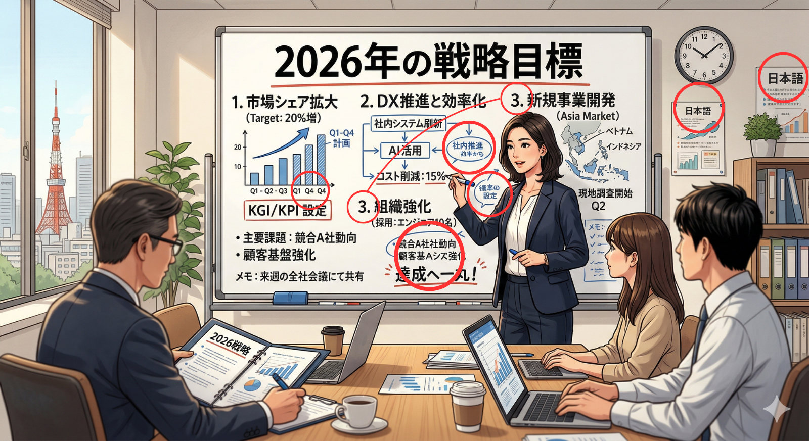 AI画像で不自然になりやすい文字の崩れの例