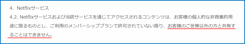 Netflix 利用規約