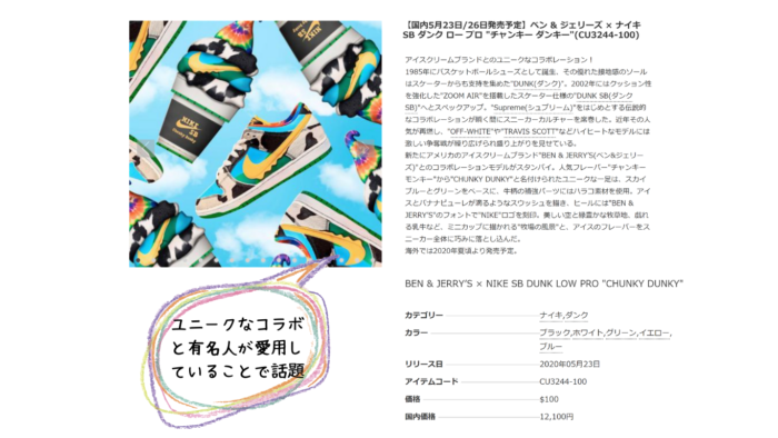 プレ値 スニーカー