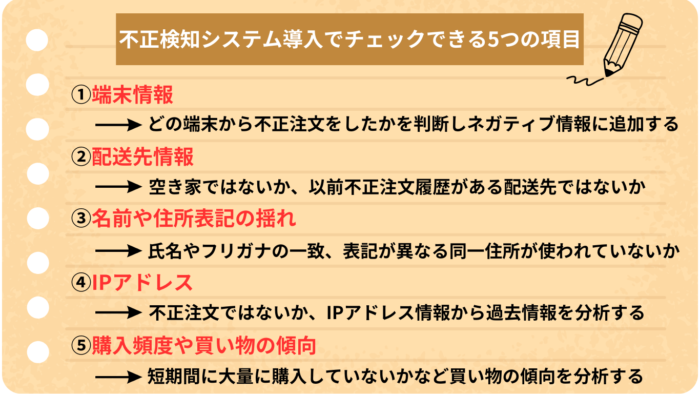 不正検知システム導入でチェックできる5つの項目