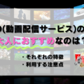 VOD(動画配信サービス)の中で大人におすすめなものは？それぞれの特徴や利用する注意点を解説
